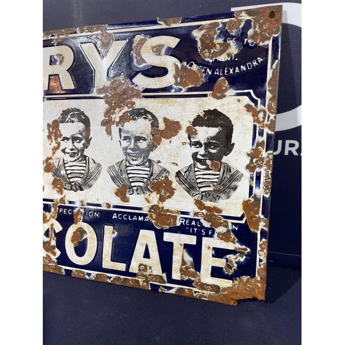 158B - FRYS CHOCOLATE ENAMEL SIGN