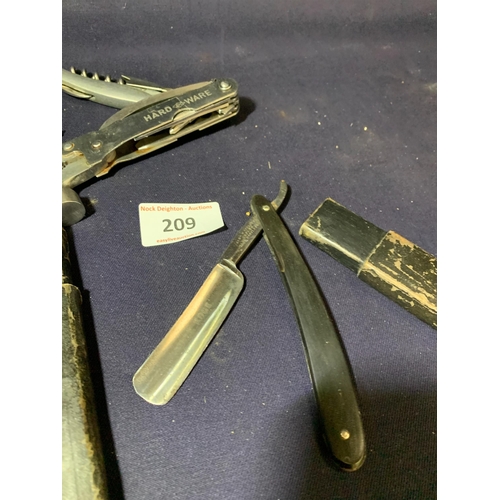 209 - PENKNIVES ETC