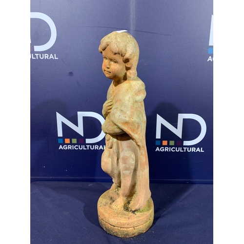 230A - TERRACOTTA GIRL FIGURE