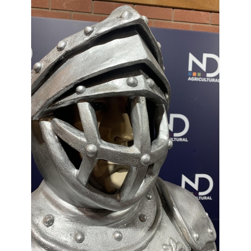 231E - LIFE SIZE KNIGHT IN SHINING ARMOUR