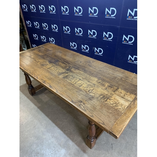 231F - OAK REFRECTORY TABLE