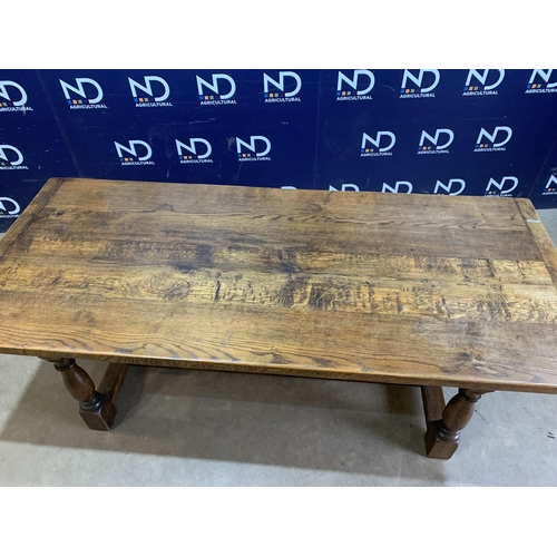 231F - OAK REFRECTORY TABLE