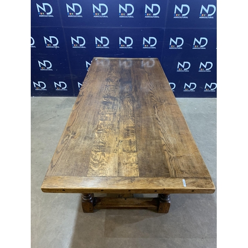 231F - OAK REFRECTORY TABLE