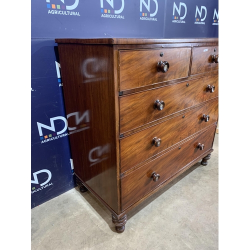 237 - MAHOGANY CHEST OF DRAWERS