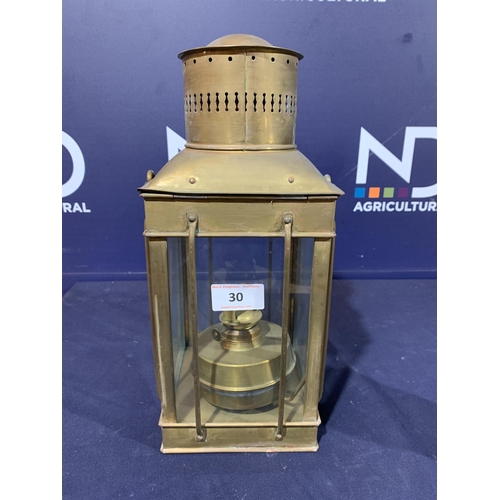 30 - BRASS LANTERN