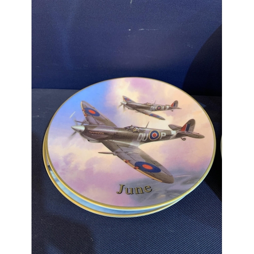 361 - DECORATIVE DAVENPORT RAF PLATES