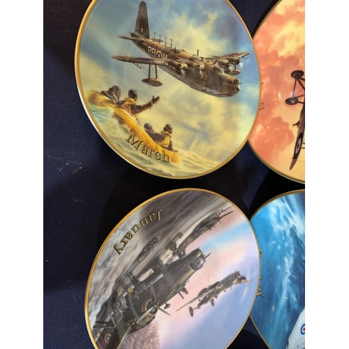 361 - DECORATIVE DAVENPORT RAF PLATES