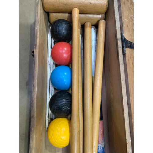 468 - CROQUET SET