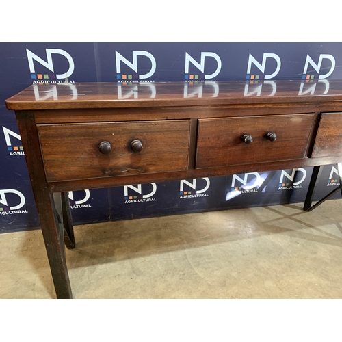 6 - VICTORIAN TEAK SIDEBOARD