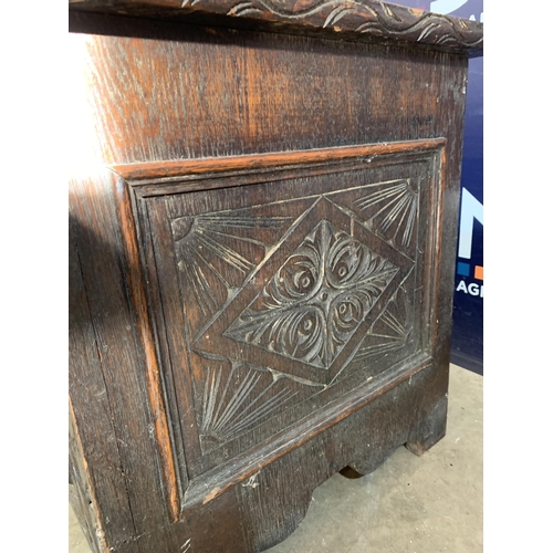 7 - CARVED COFFER