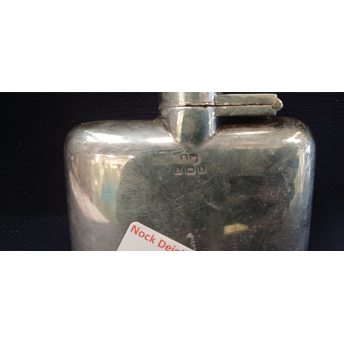 147 - SILVER HIP FLASK