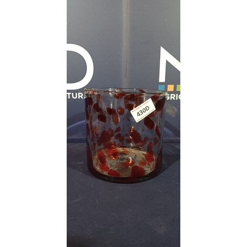 430D - GLASS VASE