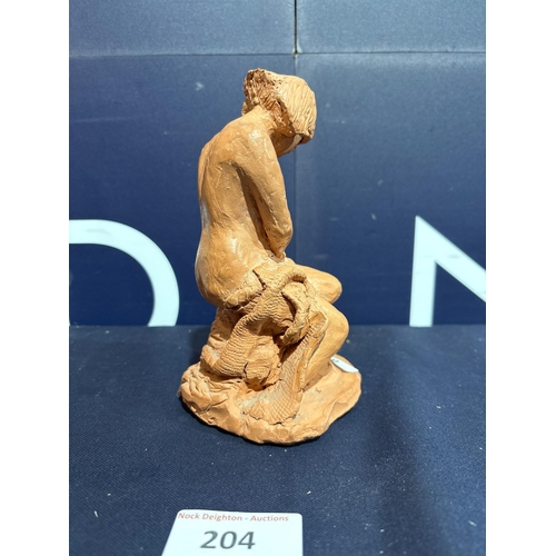 204 - TERRACOTTA FIGURE