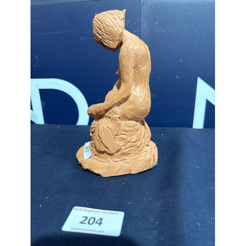 204 - TERRACOTTA FIGURE