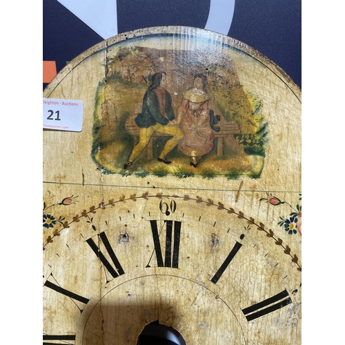 21 - FOLK ART CLOCK FACE