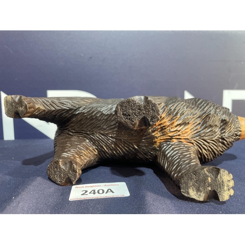 240A - BLACK FOREST CARVED BEAR