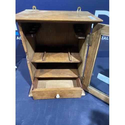 307 - SMALL WOODEN CABINET