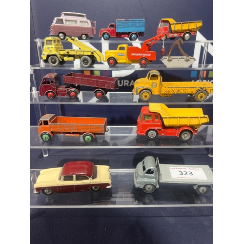 323 - VINTAGE DIECAST CARS DINKY CORGI ETC