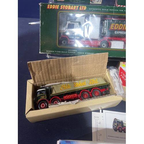 334 - BOXED EDDIE STOBART VEHICLES