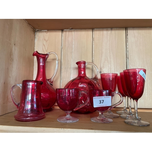 37 - CRANBERRY GLASS