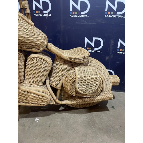 382 - WICKER MOTOR BIKE