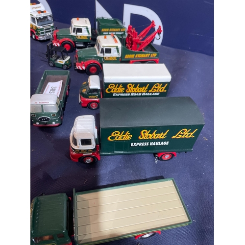 385 - EDDIE STOBART CORGI ETC VEHICLES