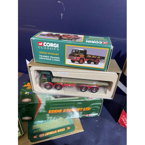 386 - BOXED EDDIE STOBART VEHICLES