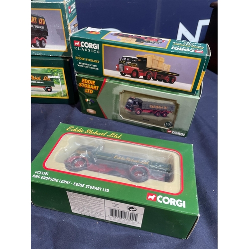 386 - BOXED EDDIE STOBART VEHICLES