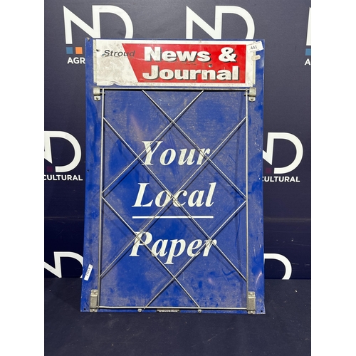 441 - NEWS & JOURNAL SIGN