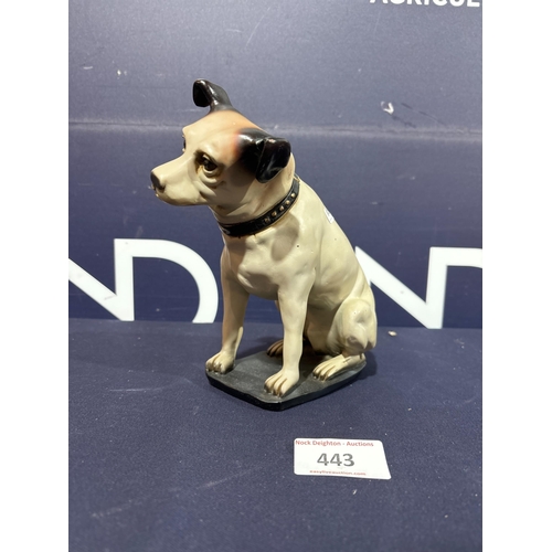 443 - RADIOGRAM DOG FIGURE