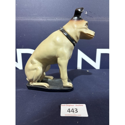 443 - RADIOGRAM DOG FIGURE