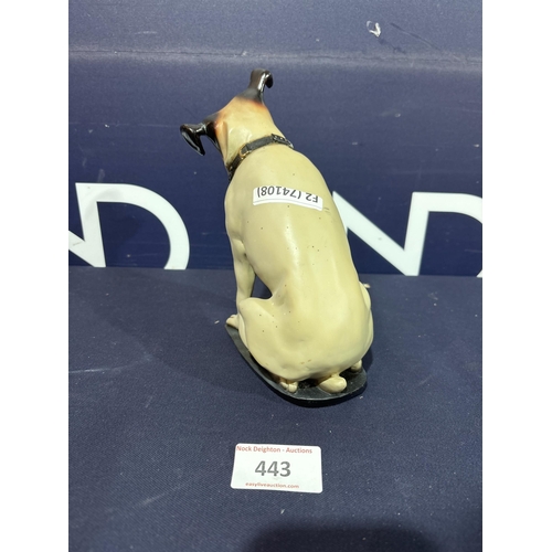 443 - RADIOGRAM DOG FIGURE