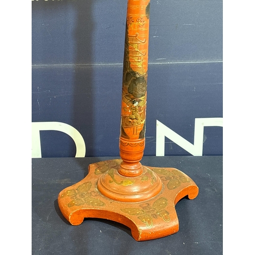 453 - ORIENTAL LACQUERED PIPE STAND