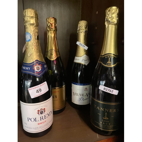 49 - FOUR BOTTLES OF CHAMPAGNE