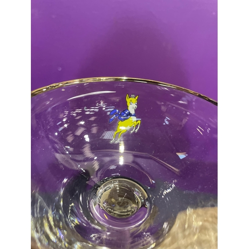 560 - 36 BABYCHAM GLASSES