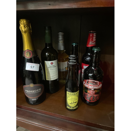 57 - VARIOUS ALCOHOL