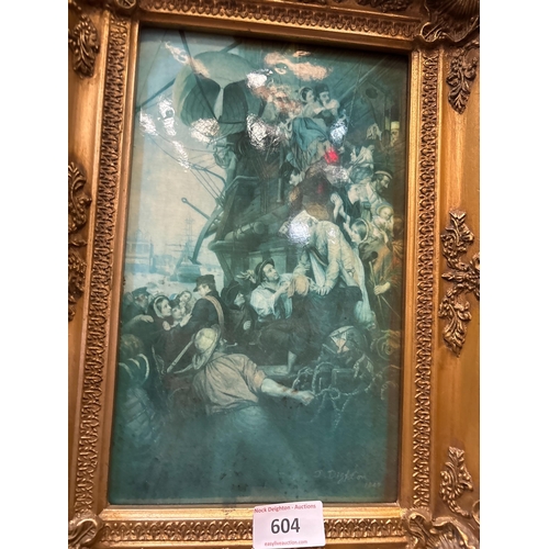 604 - PICTURE IN GILT FRAME