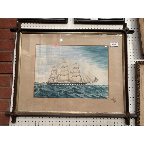 635 - PAINTING OF A SHIP