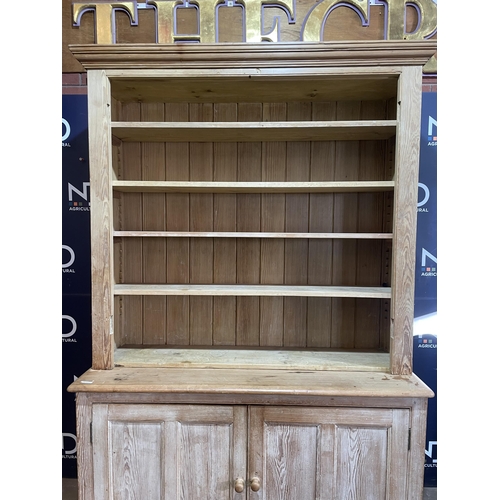 65 - VICTORIAN PINE DRESSER