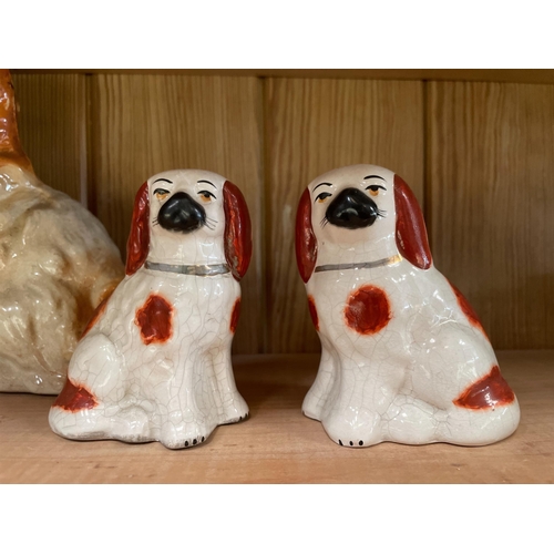 73 - STAFFORDSHIRE DOGS