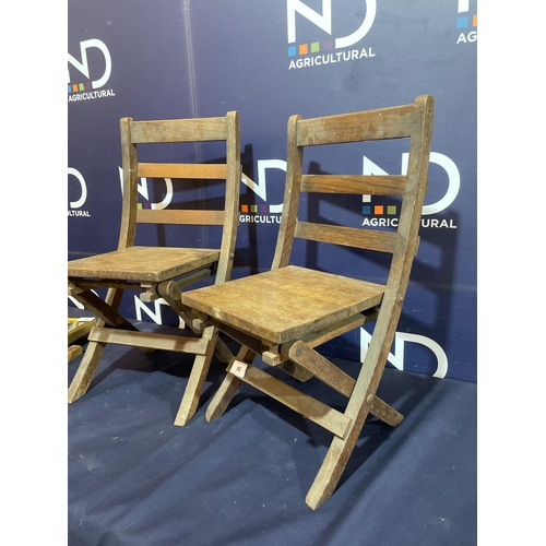 82 - PAIR OF SMALL CHAIRS