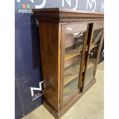 88 - GLASS FRONTED WALL CABINET