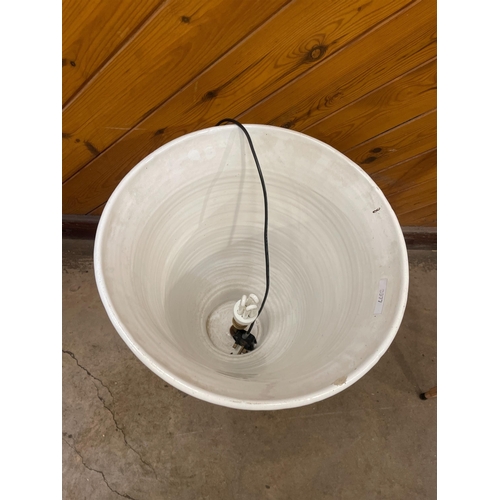 98 - LARGE PORCELAIN LAMP