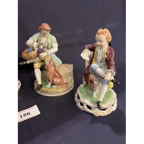 186 - VINTAGE CERAMIC FIGURINES