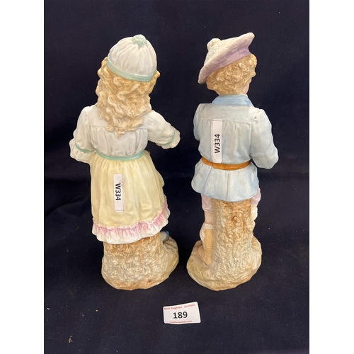 189 - BISQUE FIGURINES