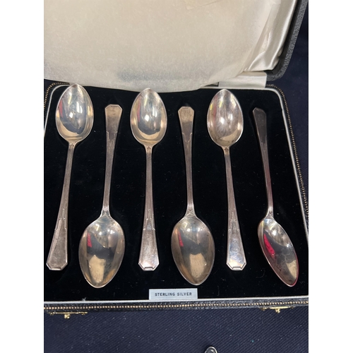 197 - QUANTITY OF SILVER SPOONS 299G