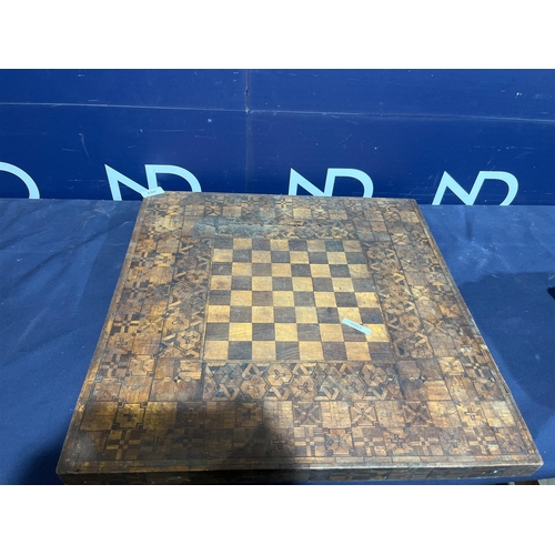 290 - TABLE TOP CHESS BOARD