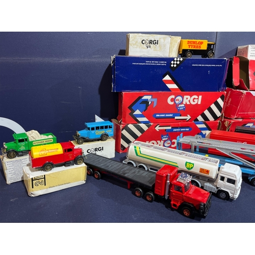 351A - QTY OF CORGI CARS AND TRUCKS