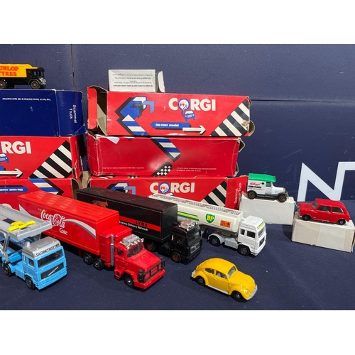 351A - QTY OF CORGI CARS AND TRUCKS