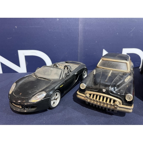 352 - PORSCHE AND BUGATTI TOYS ETC